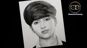 How to draw a singer " Mohammad Faiz " (step by step) Pencil Drawing //  Easy Drawing Tutorial //