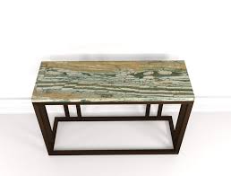 Add to favorites end table with charging station, nightstand table for living room narrow end side table with storage shelf and usb ports & power outlets idealhandcrafts 4.5 out of 5 stars (14. Art Deco Inspired Elio Slim Side Table Dark Bronze Powder Coated And Marble For Sale At 1stdibs