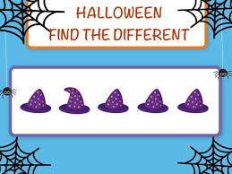 Toddlers and preschoolers will love these free printable puzzles to learn about body parts! Find The Different Halloween Free Games Activities Puzzles Online For Kids Preschool Kindergarten By Hadi Oyna