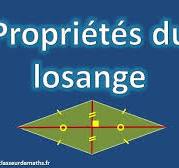 Propriétés du losange