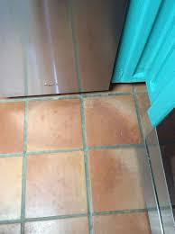 The tiles must dry a. How Do I Deep Clean And Reseal Saltillo Tile Floors Hometalk