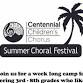 Summer Festival Concert — CCC Centennial Children's Chorus