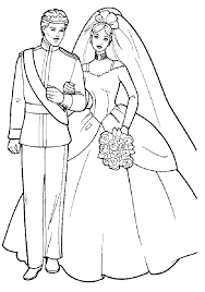Barbie Coloring Pages Barbie Coloring Pages Barbie Coloring Wedding Coloring Pages