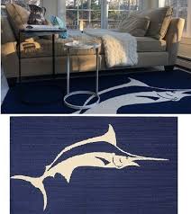 This rug adds a unique touch of global style to make your design scheme pop. Nautical Octopus And Anchor In Deep Blue Sea Jellybean Accent Area Rug For Sale Online Ebay