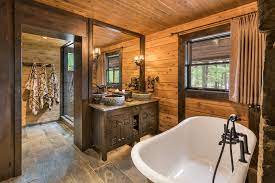 Slate wall and floor mosaic tile (0.938 sq. 75 Beautiful Slate Tile Bathroom Pictures Ideas August 2021 Houzz