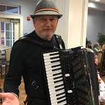 Fathers Day with David the Accordion Player