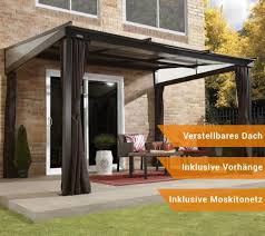 Sojag Aluminium Terrassenuberdachung Budapest 10x12 298x364 Cm Uberdachung Terrasse Terrassenuberdachung Terrassen Gartenlaube