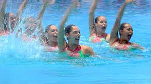 Artistic swimming competitions at the 2020 summer olympics in tokyo, japan are scheduled to feature a total of 104 athletes competing in two. Synchronized Swimming Olympic Mexican Te Stock Video Pond5
