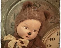 Sewing pattern PDF Sofort Download Schnitt EBook Vintage Teddy Doll PETZI  30 cm Teddy-Manufaktur.de Eileen Hecht