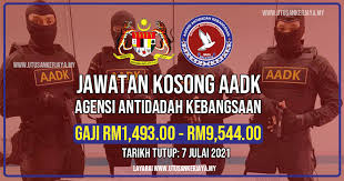 Agensi anti dadah kebangsaan jawatan kosong. Jawatan Kosong Agensi Antidadah Kebangsaan Aadk Gaji Rm1 493 00 Rm9 544 00