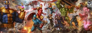 Earth's mightiest heroes is an american superhero animated television series by marvel animation in cooperation with film roman, based on the marvel comics superhero team the avengers. The Avengers Earth S Mightiest Heroes Deluxe Fine Art Print Sideshow Collectibles
