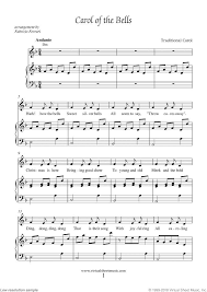 Trumpet and piano (189) trumpet, organ (119) see more genres baroque (1756). Carol Of The Bells Sheet Music For Piano Voice Or Other Instruments Carol Of The Bells Piano Sheet Music Sheet Music