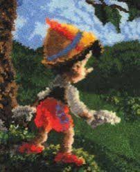 Mcg Textiles Pinocchio Latch Hook Rug Kit 21x26 By Mcg