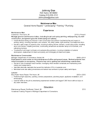 See professional examples for any position or industry. Maintenance Former Inmate Resume