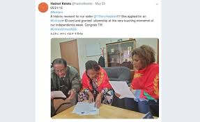 The first edition of the novel was published in december 5th 2017, and was written by tiffany haddish. Eritrea Tiffany Haddish Granted Eritrean Citizenship Allafrica Com