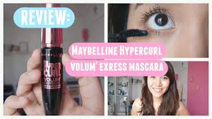 Here are the top mascaras from maybelline. Review Maybelline Hypercurl Volum Express Mascara Jamie Tecson Youtube
