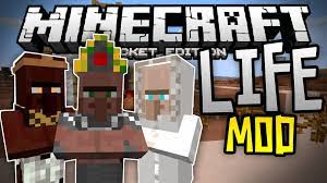 The Best Mcpe Mod Ever The Life Mod New Villagers Structures M Minecraft Pe Pocket Edition Mod