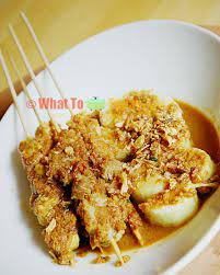 Sate Kacang Satay With Peanut Sauce Satay Indonesian Food Recipes