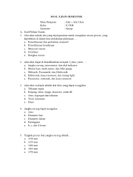 Tuliskan bunyi hukum pascal pada tekanan fluida ! Soal Alat Ukur