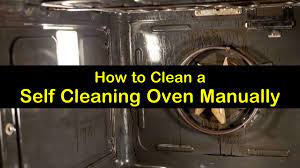 On models with mechanical latches, make sure the oven has cooled down (wait 30 or more minutes) and then try to unlock it. 3 Fast Simple Ways To Clean A Self Cleaning Oven Manually
