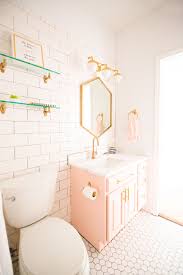 Modern Glam Blush Girls Bathroom Design Girls Bathroom Design Home Decor Girls Bathroom
