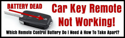 Once you have a new battery, you can easily pop out the old one, then put in the fresh replacement. Car Key Remote Is Not Working Which Remote Control Battery Do I Need