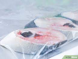 Plastic food wrap · food bags · protection pointers 3 Ways To Freeze Fish Wikihow