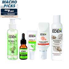 Even more than that, i love products that enhance and improve the. Garden Of Eden Acne Set Rosa T Serum Gel Cleanser Toner Day Cream Shopee Malaysia