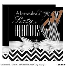 Black And White Party Invitations Glamorous Fabulous 60 Chevron Black White Birthday Invitation Zazzle Com Birthday Invitations 60th Birthday Party Invitations Chevron Birthday Party