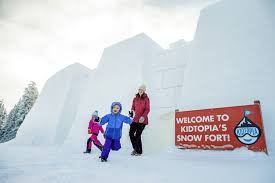 Fort Fun Kidtopia Holiday Spectacular In Full Swing With Snow Castle Open Summitdaily Com