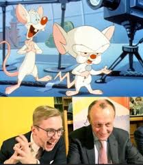 Itch (the devil himself) offers to give brain the world in exchange for his soul; Pinky Und Der Brain Asozialesnetzwerk