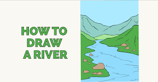 How To Draw A River - Really Easy Drawing Tutorial