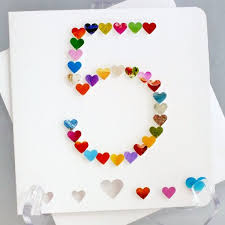 Birthday Card Ideas For 5 Year Old Boy 5th Birthday Card Age 5 Card Colourful Customised Handmade Card Perfect For Daughter Son Niece Daughter Granddaughter Birthday Cards Handmade Birthday Cards Anniversary Cards