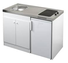 Caissons et façades en panneau de particules mélaminé taupe, ép 16 mm. Kitchenette Vitroceramique Blanc Spring H 92 5 X L 120 X P 60 Cm Leroy Merlin