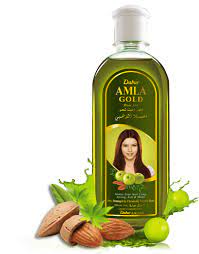 Dabur amla hair oil arrives in a container with a screw handle. Dabur Amla Gold Hair Oil