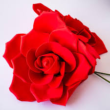 Made from moisture resistant material, it will remain beautiful for a very long time. Giant 16 Inch Red Rose Foam Flower Backdrop Wall Decor 3d Premade 2 Pack For Weddings Photo Shoots Birthday Parties And More