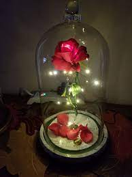 Enchanted Rose Replica Beauty And The Beast With Music Box Enchanted Rose Music Box Rose