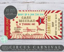 You Will Recieve Is A Digital Invitation Of Carnival Ticket Digital Invitation Vintage Carni Circus Invitations Carnival Birthday Invitations Carnival Themes
