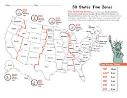 50 States Time Zones Worksheet Education Com In 2020 Social Studies Worksheets Homeschooling 3rd Grade Third Grade Writing