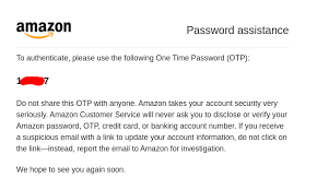 لعرض كلمة مرور، اختر معاينة. How Does Amazon Secure Its 6 Digit One Time Password Information Security Stack Exchange