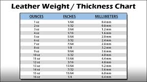 Check the chart for more details. How To Choose Leather Thickness How To Leather
