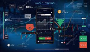 So which ai stocks are worth watching? Mobile Stock Trading With Candlestick And Financial Graph Charts On Screen Futuristic Background With Smartphone And Interface For Cryptocurrency Trading Market Trade Binary Option Vector Premium Vector In Adobe Illustrator Ai