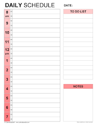 Bring your ideas to life with more customizable templates and new creative options when you subscribe to microsoft 365. Free Daily Schedules In Pdf Format 30 Templates