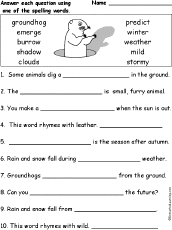 How many times over the years has the groundhog seen his shadow? Groundhog Day Crafts Worksheets And Printable Books Enchantedlearning Com