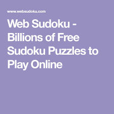 Back then, he may not have expected that his code will inspire so many other posts and to be ported to so many different. Web Sudoku Billions Of Free Sudoku Puzzles To Play Online Sudoku Puzzles Sudoku Play Online