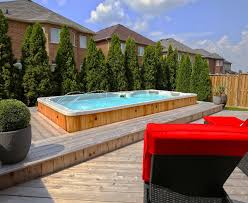 Swim Spas Durham Hot Tub Pool Supply Store Swim Spa Swim Spa Deck Swimming Pools Backyard
