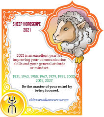 Goat Sheep Horoscope 2021 Gemini Art Horoscope Chinese Zodiac Signs