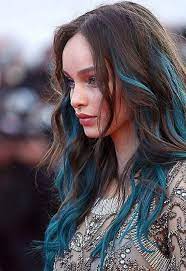Wonderful Brunette To Sea Green Hair Color On Long Hairstyles For Women To Show Off In 2019 Colorabilidad Hair Styles Blue Ombre Hair Long Hair Styles
