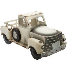 Harvest Vintage Metal Truck By Valerie Qvc Com Vintage Metal Vintage Trucks Valerie Parr Hill
