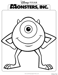 Monsters Inc Coloring Pages Coloring Pages For Kids Monster Coloring Pages Cartoon Coloring Pages Coloring Books